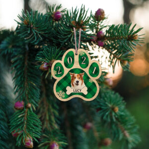 Ξύλινο Στολίδι - Σκύλος (ch147) - Image 2