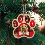 Ξύλινο Στολίδι - Σκύλος (ch148)