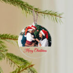 Ξύλινo-plexiglass στολίδι – Photograph (ch134)