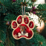 Ξύλινο Στολίδι - Σκύλος (ch154)