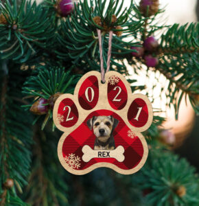 Ξύλινο Στολίδι - Σκύλος (ch150)