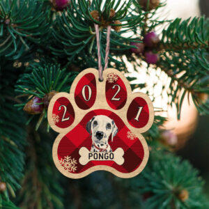 Ξύλινο Στολίδι - Σκύλος (ch152)