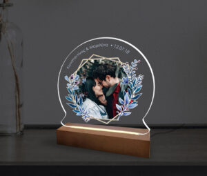 Φωτιστικό Led - Photograph and flowers