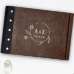 Ξύλινο Άλμπουμ Φωτογραφιών - Flowers (minimal)