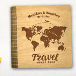 Ξύλινο Άλμπουμ Φωτογραφιών -Τravel world tour