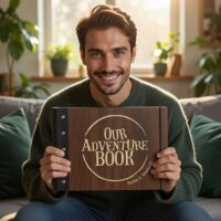 Ξύλινο Άλμπουμ Φωτογραφιών - Our Adventure Book