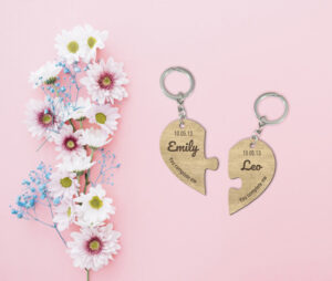 Μπρελόκ - Half Heart (CH164) - Image 2