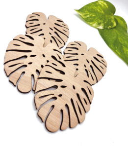 Ξύλινα Σουβέρ-leaves - Image 3