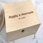 Ξύλινο κουτί ευχών ή αποθήκευσης