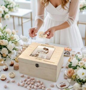 Ξύλινο κουτί ευχών ή αποθήκευσης