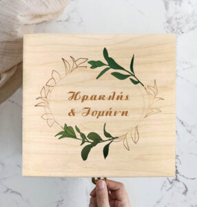 Ξύλινο κουτί ευχών ή αποθήκευσης - Image 2