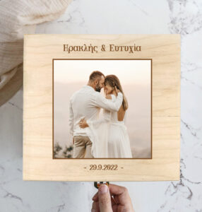 Ξύλινο κουτί ευχών ή αποθήκευσης - Image 2