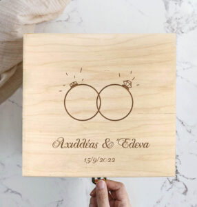 Ξύλινο κουτί ευχών ή αποθήκευσης - Image 2