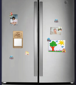 Ξύλινος μαγνήτης σημειώσεων ψυγείου  (CH189) - Image 3