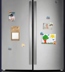 Ξύλινος μαγνήτης σημειώσεων ψυγείου  (CH191) - Image 3