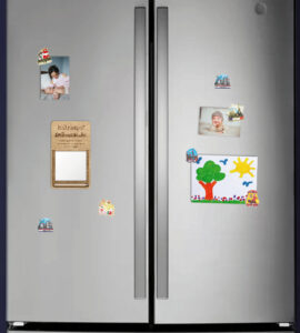 Ξύλινος μαγνήτης σημειώσεων ψυγείου  (CH192) - Image 3