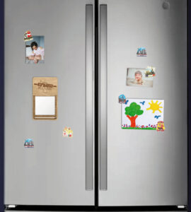 Ξύλινος μαγνήτης σημειώσεων ψυγείου  (CH194) - Image 3