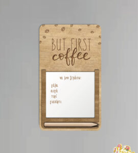 Ξύλινος μαγνήτης σημειώσεων ψυγείου  (CH198) - Image 4