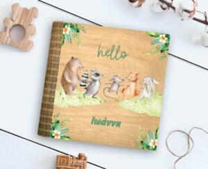 Ξύλινο Άλμπουμ Φωτογραφιών - Animals - Image 2