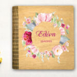 Ξύλινο Άλμπουμ Φωτογραφιών - Flowers