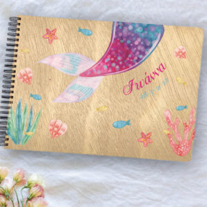 Ξύλινο Άλμπουμ Φωτογραφιών - Γοργόνα - Image 2