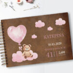 Ξύλινο Άλμπουμ Φωτογραφιών - Pink