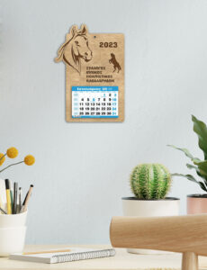 Ξύλινο Ημερολόγιο Άλογο - από 1,80€  έως 2,50€ - Image 2