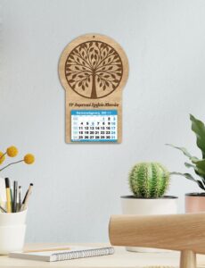 Ξύλινο Ημερολόγιο Δέντρο(στρογγυλό) - από 1,80€ έως 2,50€ - Image 2