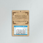 Ξύλινο Ημερολόγιο Σύλλογος - από 1,80€ έως 2,50€