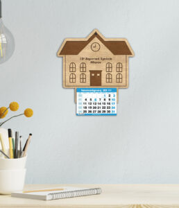 Ξύλινο Ημερολόγιο Σχολείο - από1,80€ έως 2,50€ - Image 2