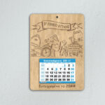 Ξύλινο Ημερολόγιο Σχολικά 2 - από 1,80€  έως 2,50€