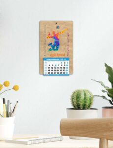 Ξύλινο Ημερολόγιο Βολλέυ- από 2,10€ έως 2,90€ - Image 2