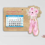 Ξύλινο Ημερολόγιο Μπαλέτο - από 2,10€ έως 2,90€