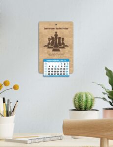 Ξύλινο Ημερολόγιο Σκάκι- από 1,70€ έως 2,50€ - Image 2