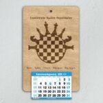 Ξύλινο Ημερολόγιο Σκάκι- από 1,70€  έως 2,50€