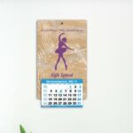 Ξύλινο Ημερολόγιο Μπαλέτο 2 - από 2,20€ έως 2,95€