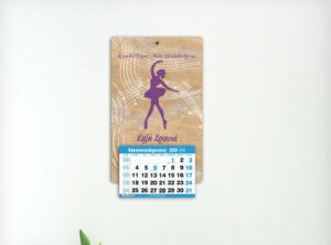 Ξύλινο Ημερολόγιο Μπαλέτο 2 - από 2,20€ έως 2,95€