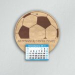 Ξύλινο Ημερολόγιο - Μπάλα Ποδοσφαίρου - από 1,70€ έως 2,40€