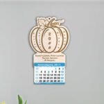 Ξύλινο Ημερολόγιο Κολοκύθα