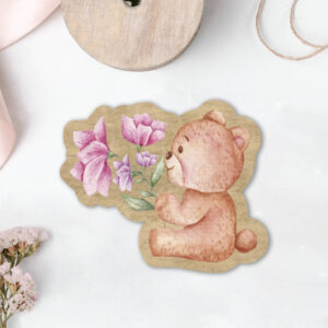 Αρκουδάκι με λουλούδια (Μ53)