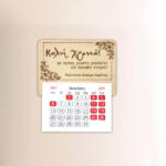 Μαγνήτης Ημερολόγιο - Flowers (3)