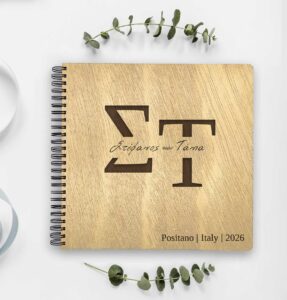Ξύλινο Άλμπουμ Φωτογραφιών - Μονογράμματα