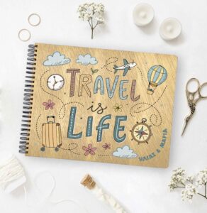 Ξύλινο Άλμπουμ Φωτογραφιών - Τravel is Life - Image 2