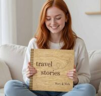Ξύλινο Άλμπουμ Φωτογραφιών - Travel Stories