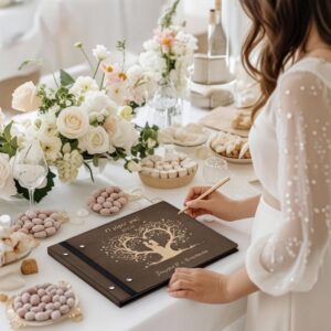 Ξύλινο Άλμπουμ Φωτογραφιών - Heart - Tree (couple) - Image 2