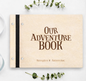 Ξύλινο Άλμπουμ Φωτογραφιών - Our Adventure Book (ανοιχτόχρωμο))
