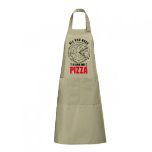 Ποδιά Μαγειρικής -  All you need is love and a pizza - Image 2