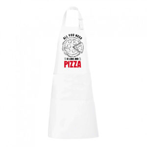 Ποδιά Μαγειρικής -  All you need is love and a pizza - Image 3