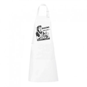 Ποδιά Μαγειρικής - Baking because murder is wrong - Image 2