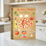 Ξύλινο Βιβλίο Συνταγών Italian Flavors (R46)
